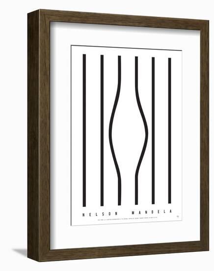 Nelson Mandela-Antoine Tesquier Tedeschi-Framed Art Print