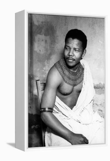 Nelson Mandela-null-Framed Stretched Canvas