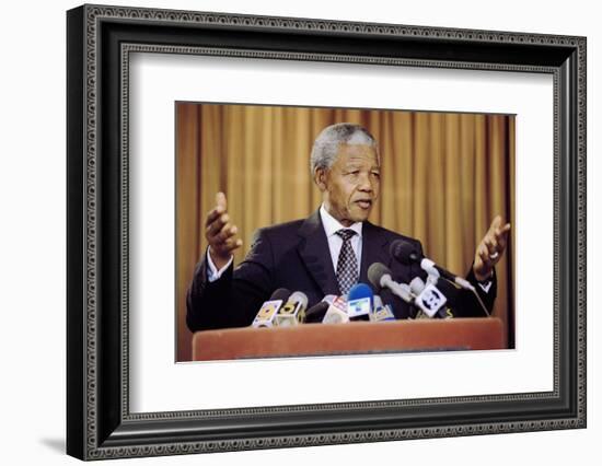 Nelson Mandela-Eric Draper-Framed Photographic Print