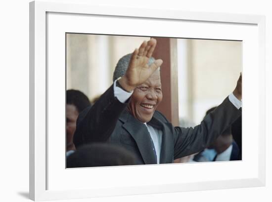 Nelson Mandela-John Parkin-Framed Photographic Print