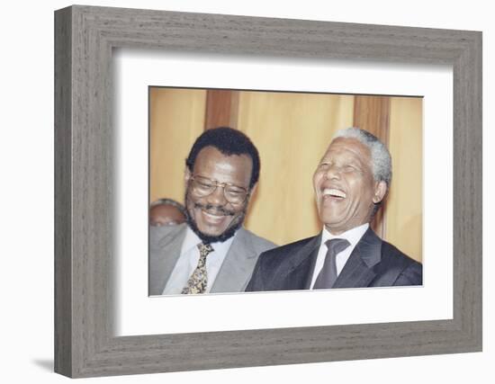 Nelson Mandela-Joao Silva-Framed Photographic Print