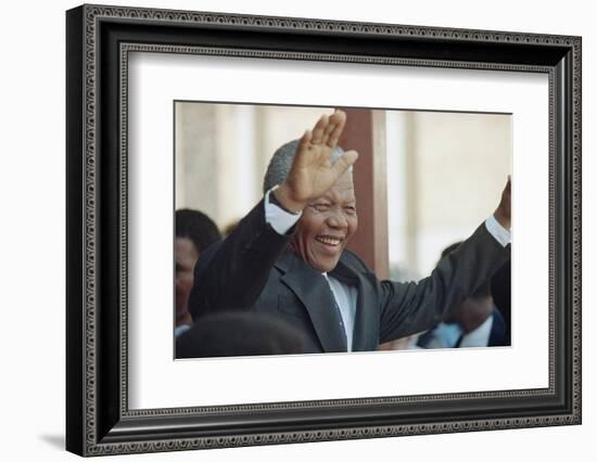 Nelson Mandela-John Parkin-Framed Photographic Print