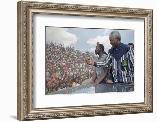 Nelson Mandela-David Brauchli-Framed Photographic Print