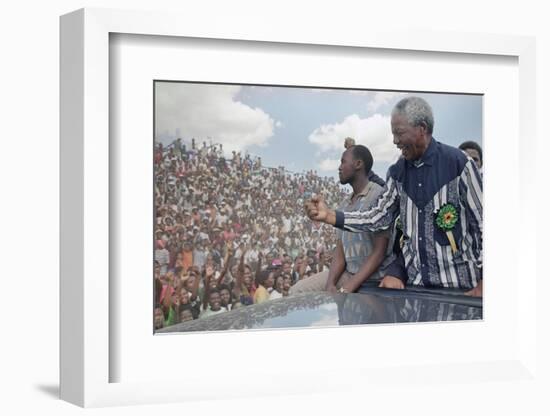 Nelson Mandela-David Brauchli-Framed Photographic Print