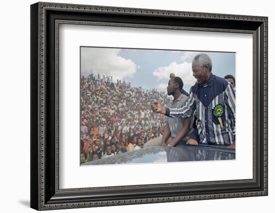 Nelson Mandela-David Brauchli-Framed Photographic Print