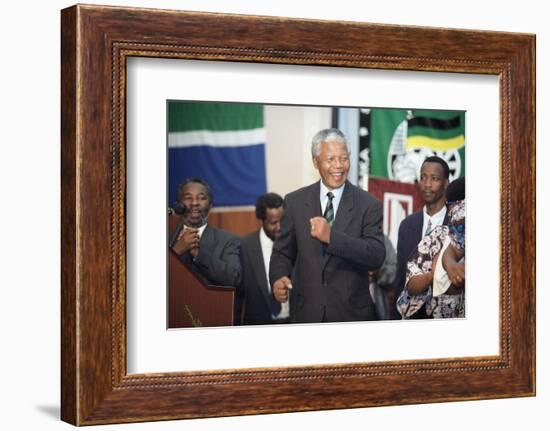 Nelson Mandela-David Brauchli-Framed Photographic Print