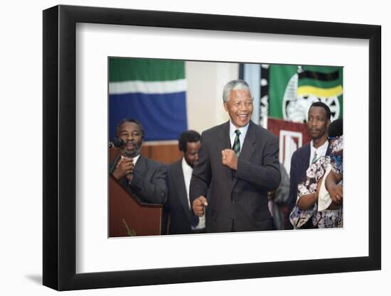 Nelson Mandela-David Brauchli-Framed Photographic Print