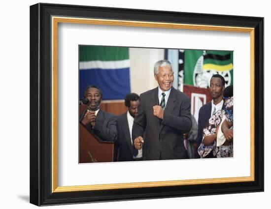 Nelson Mandela-David Brauchli-Framed Photographic Print