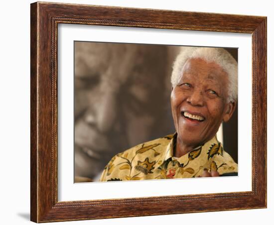 Nelson Mandela-Denis Farrell-Framed Photographic Print