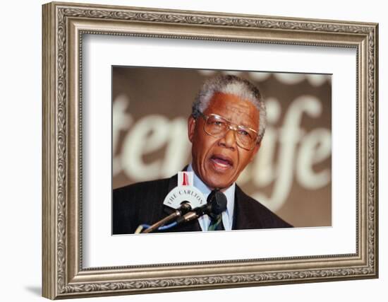 Nelson Mandela-John Parkin-Framed Photographic Print