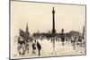 Nelson Monument, Trafalgar Square, London, 1887-Joseph Pennell-Mounted Giclee Print