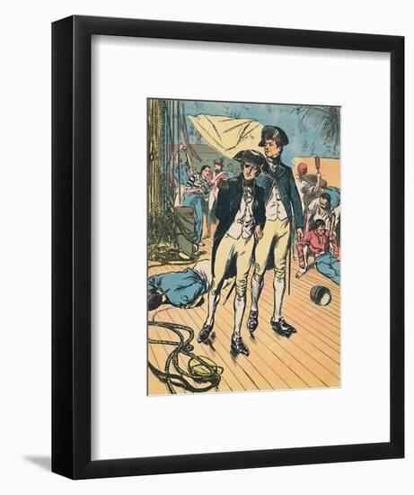 'Nelson on the Victory at Trafalgar', c1907-Unknown-Framed Giclee Print