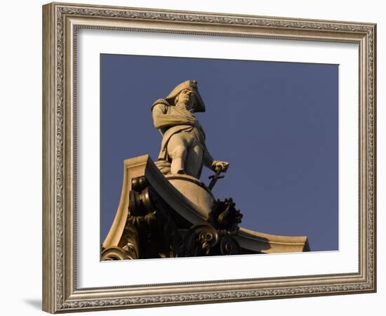 Nelson's Column Detail from Below, Trafalgar Square, London-Richard Bryant-Framed Photographic Print