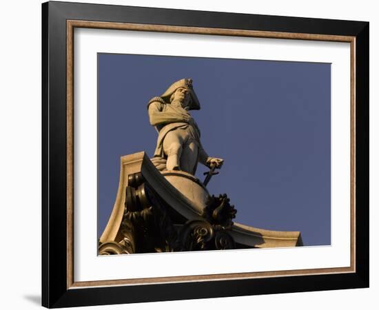 Nelson's Column Detail from Below, Trafalgar Square, London-Richard Bryant-Framed Photographic Print