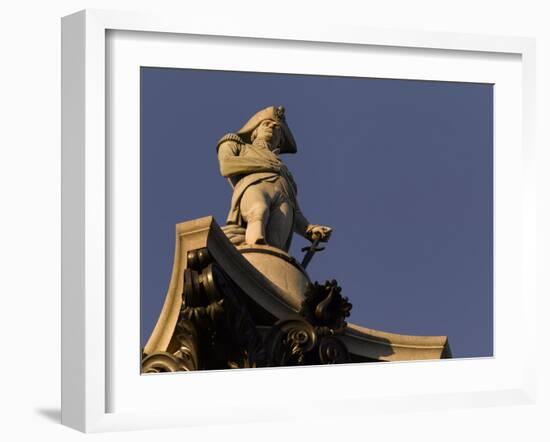 Nelson's Column Detail from Below, Trafalgar Square, London-Richard Bryant-Framed Photographic Print