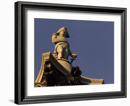 Nelson's Column Detail from Below, Trafalgar Square, London-Richard Bryant-Framed Photographic Print