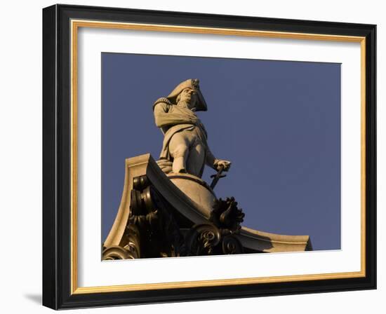 Nelson's Column Detail from Below, Trafalgar Square, London-Richard Bryant-Framed Photographic Print