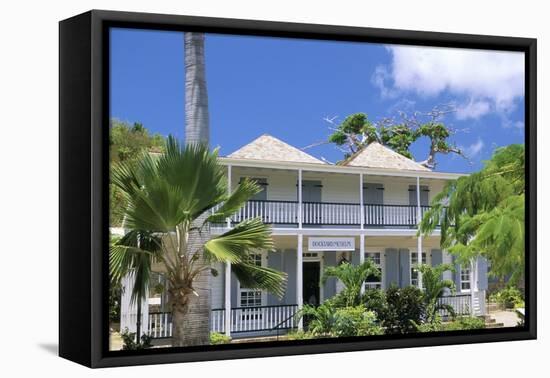 Nelson's House, Nelson's Dockyard, English Harbour, Antigua, Leeward Islands-Bruno Barbier-Framed Premier Image Canvas