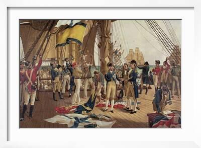 Nelson's Last Signal at Trafalgar' Giclee Print - Thomas Davidson