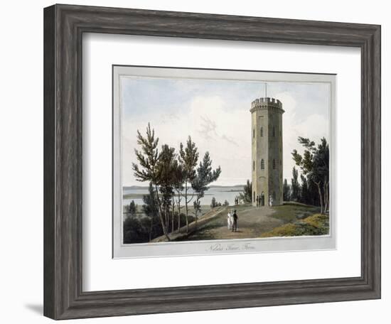 'Nelson's Tower, Forres', Moray, Scotland, 1821-William Daniell-Framed Giclee Print