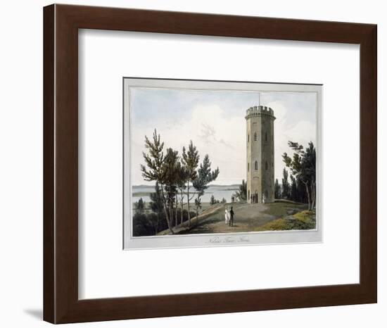 'Nelson's Tower, Forres', Moray, Scotland, 1821-William Daniell-Framed Giclee Print