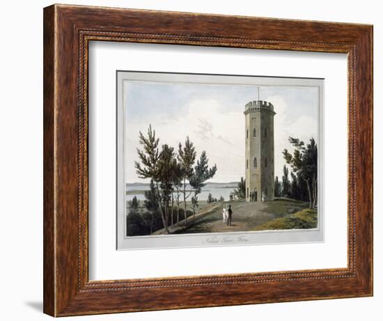 'Nelson's Tower, Forres', Moray, Scotland, 1821-William Daniell-Framed Giclee Print