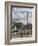 Nelsons Column in Trafalgar Square, with Big Ben in Distance, London, England, United Kingdom-James Emmerson-Framed Photographic Print