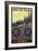 Nelsonville, Ohio - Ride the Trails-Lantern Press-Framed Art Print