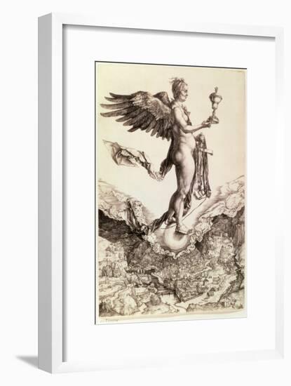 Nemesis, 1501-2-Albrecht Dürer-Framed Giclee Print