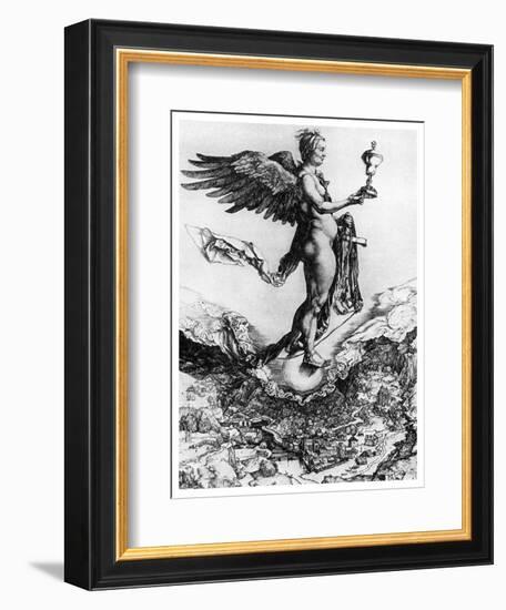 Nemesis or Good Fortune, C1502-Albrecht Durer-Framed Giclee Print