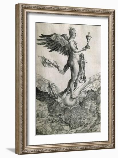 Nemesis or the Large Luck, 1502-1503-Albrecht Dürer-Framed Giclee Print