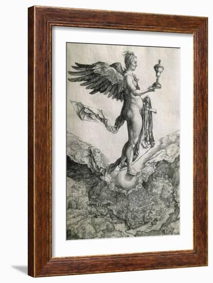 Nemesis or the Large Luck, 1502-1503-Albrecht Dürer-Framed Giclee Print