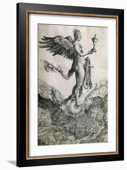 Nemesis or the Large Luck, 1502-1503-Albrecht Dürer-Framed Giclee Print