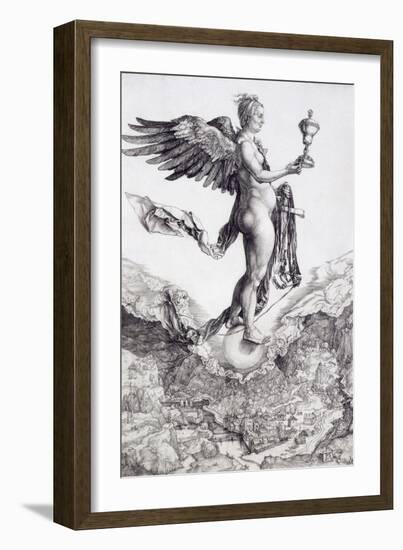 Nemesis (The Great Fortune)-Albrecht Dürer-Framed Giclee Print