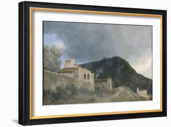 Nemi : l'arc-en-ciel-Pierre Henri de Valenciennes-Framed Giclee Print