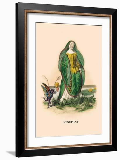 Nenuphar-J.J. Grandville-Framed Art Print