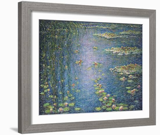 Nénuphars II-Guy Dessapt-Framed Giclee Print