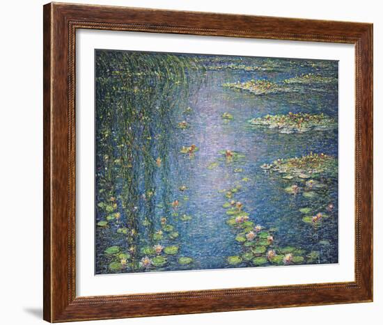 Nénuphars II-Guy Dessapt-Framed Giclee Print