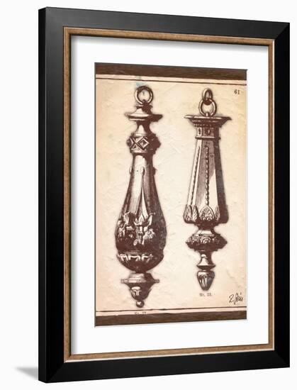 Neo Classical Door Knockers-Rene Stein-Framed Art Print