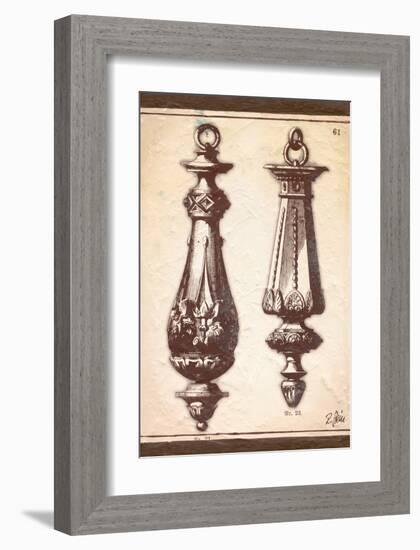 Neo Classical Door Knockers-Rene Stein-Framed Art Print