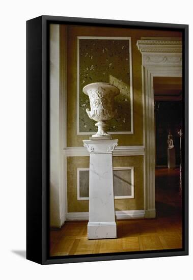 Neo-Classical Vase in the Sala Terrena of the Schinkel Pavillion-Karl Friedrich Schinkel-Framed Premier Image Canvas