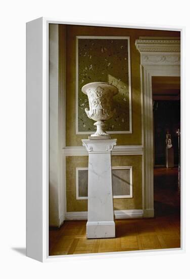 Neo-Classical Vase in the Sala Terrena of the Schinkel Pavillion-Karl Friedrich Schinkel-Framed Premier Image Canvas