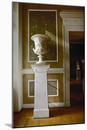 Neo-Classical Vase in the Sala Terrena of the Schinkel Pavillion-Karl Friedrich Schinkel-Mounted Giclee Print