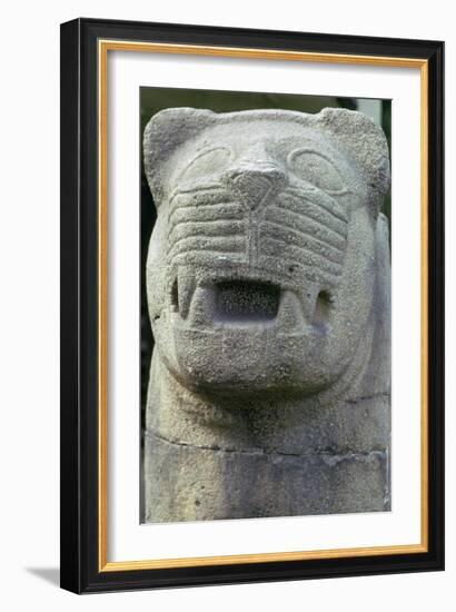 Neo-hittite Stone Lion. Artist: Unknown-Unknown-Framed Giclee Print