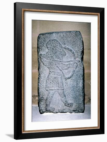 Neo-Hittite stone relief of an archer, c9th century BC. Artist: Unknown-Unknown-Framed Giclee Print