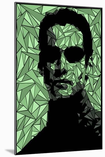 Neo Matrix-Cristian Mielu-Mounted Premium Giclee Print