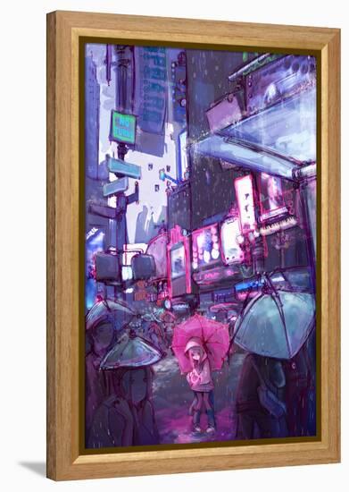 Neo New York-Camilla D'Errico-Framed Stretched Canvas