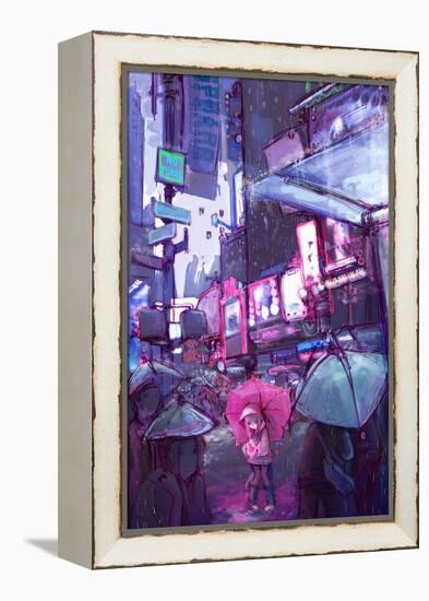 Neo New York-Camilla D'Errico-Framed Stretched Canvas