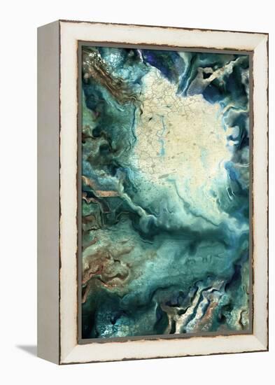 Neo Teal 1-Kimberly Allen-Framed Stretched Canvas