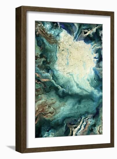 Neo Teal 1-Kimberly Allen-Framed Art Print